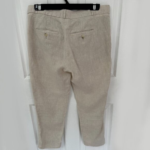 Banana Republic Linen Cropped Pant - Picture 2 of 4
